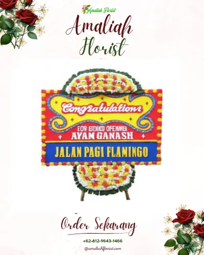 Bunga Papan Congratulation di Pagak